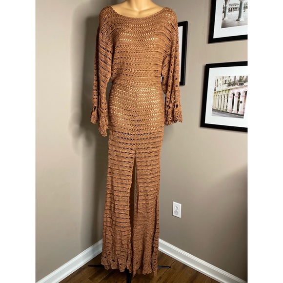 Free People Desert Roads Crochet Jumpsuit - Picture 3 of 7